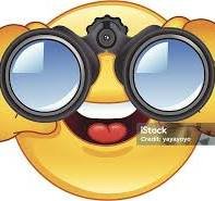 Binoculars Emoticon Stock Illustration - Download Image Now - Binoculars,  Emoji, Looking Through An Object