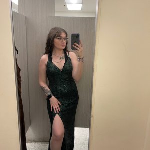 Gf in slutty dress